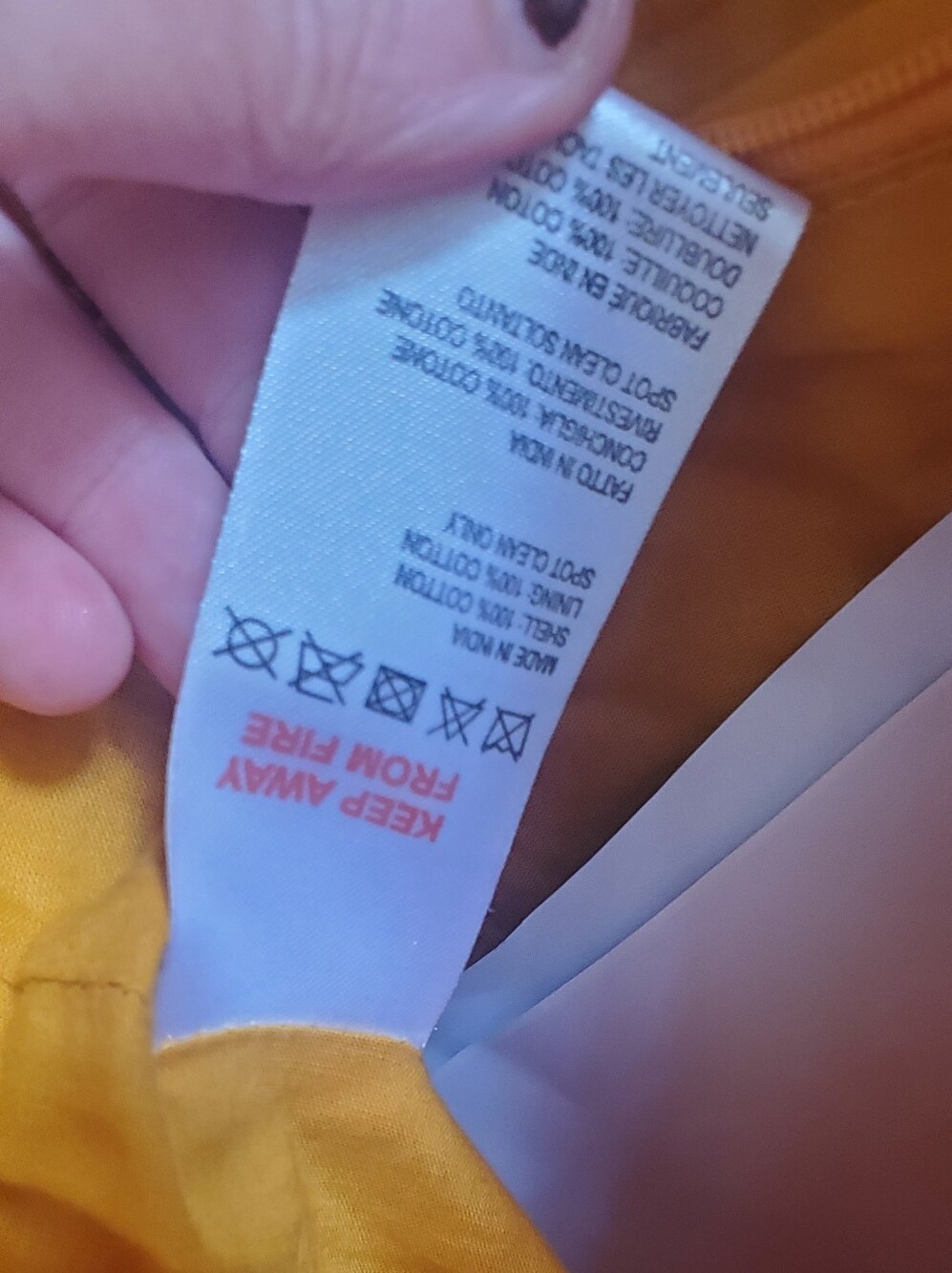 Urban Outfitters Yellow Corduroy Tote Bag - Picture 5 of 5